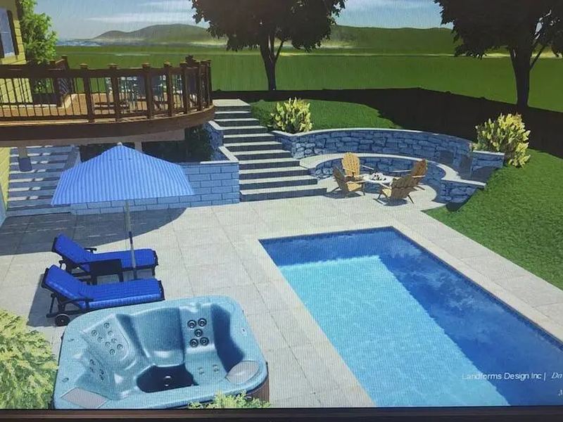 Pool installers job in the Urbandale neighborhood of Des Moines